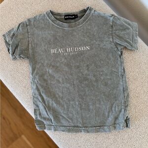 Beau Hudson Kids Washed Green Tee